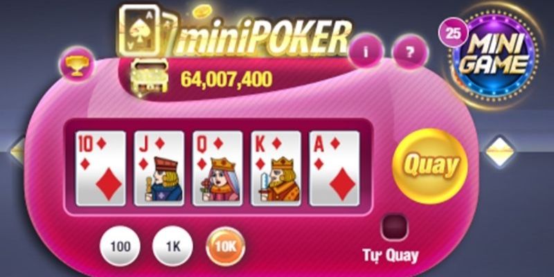 Cách tham gia mini poker 33win