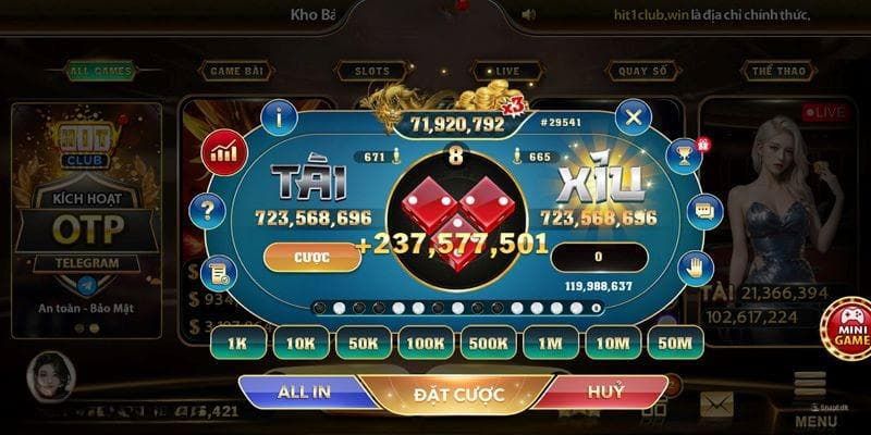 Cơ hội chiến thắng tài xỉu 33win rất cao