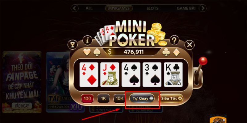 Nâng cao tỷ lệ thắng trong mini poker 33win